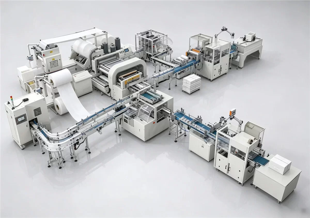 Fully Automatic Disposable Cleaning Cloth Production Line