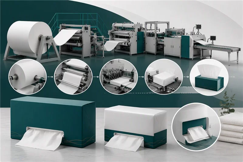 Bottom-Draw Tissue Applications