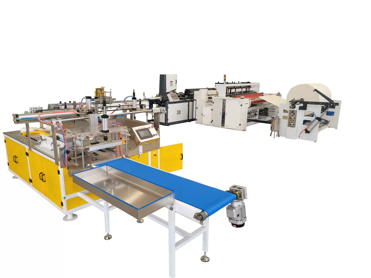 2100 Automatic Gluing and Laminating Kitchen Towel Production Line