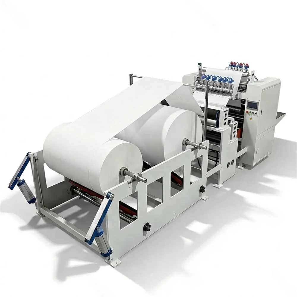 5-Lane Automatic Facial Tissue Folding, Cutting and Packaging Line